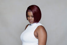 Load image into Gallery viewer, Burgundy bob (8''-14)