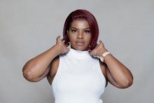 Load image into Gallery viewer, Burgundy bob (8''-14)